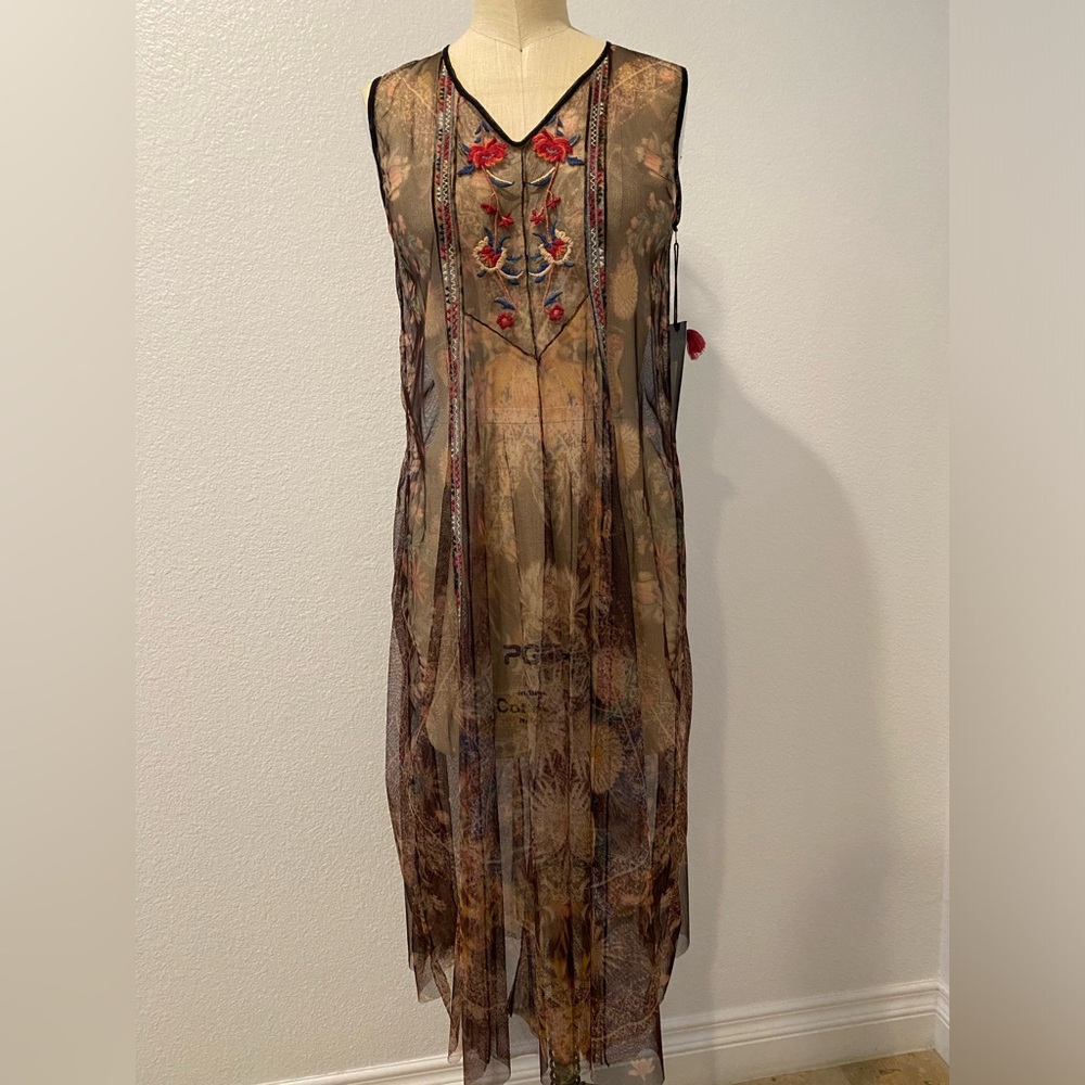 Biya mesh dress w/ slip